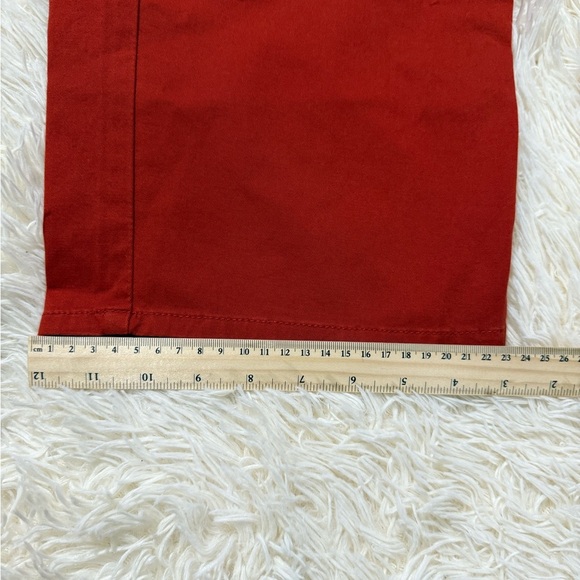 🆕 Chico's Red-Orange Cargo Pants Wide-Leg Style - Picture 8 of 8